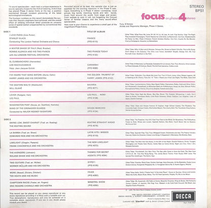 Various : Focus On Phase 4 Stereo (LP, Comp)