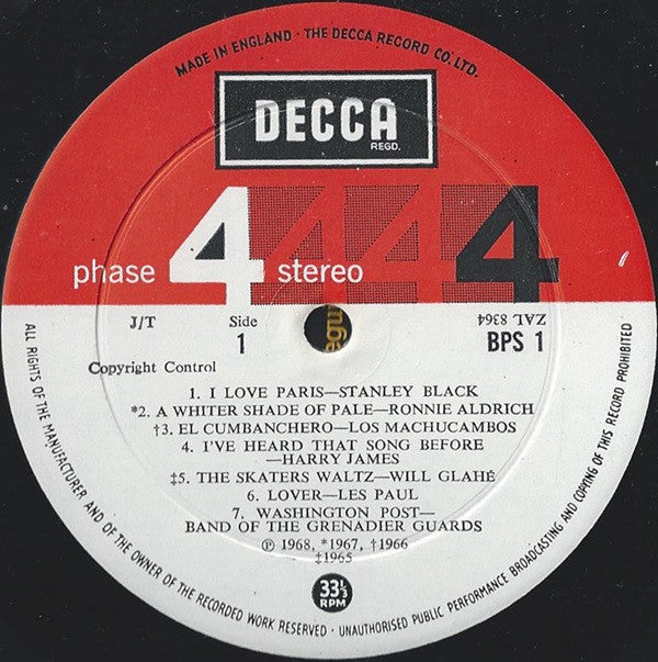 Various : Focus On Phase 4 Stereo (LP, Comp)