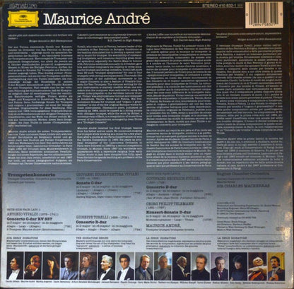 Maurice André, English Chamber Orchestra, Sir Charles Mackerras, Antonio Vivaldi, Giovanni Viviani, Giuseppe Torelli, Gottfried Heinrich Stölzel, Georg Philipp Telemann : Trompetenkonzerte / Trumpet Concertos (LP)