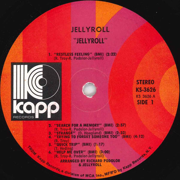 Jellyroll : Jellyroll (LP, Album)