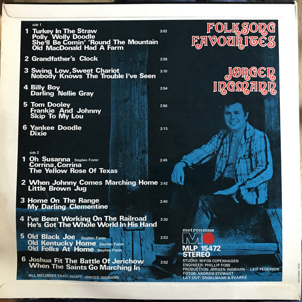 Jørgen Ingmann : Folksong Favourites (LP, Album)