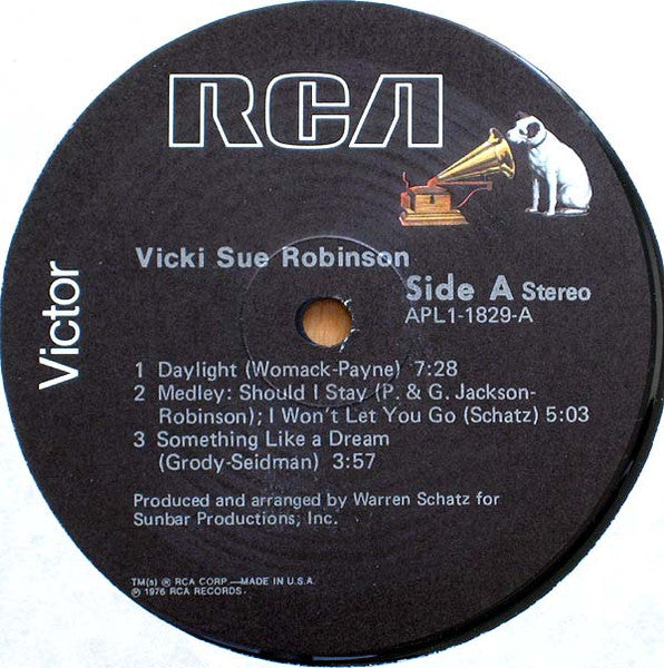 Vicki Sue Robinson : Vicki Sue Robinson (LP, Album)