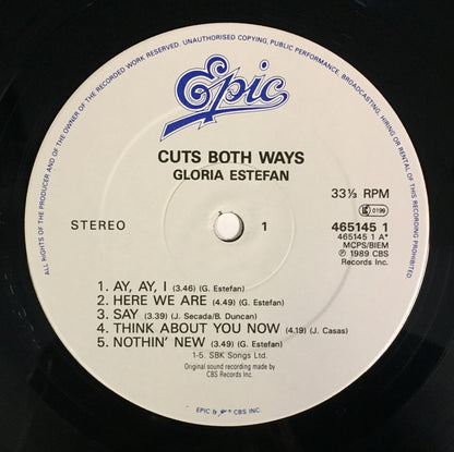 Gloria Estefan : Cuts Both Ways (LP, Album)
