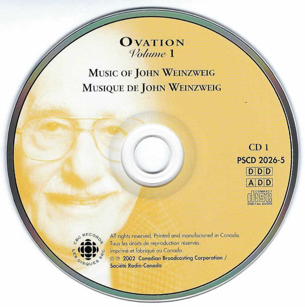Jean Coulthard, Jacques Hétu, John Weinzweig, Harry Freedman, Murray Adaskin : Ovation Volume 1 (5xCD, Comp)