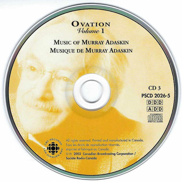 Jean Coulthard, Jacques Hétu, John Weinzweig, Harry Freedman, Murray Adaskin : Ovation Volume 1 (5xCD, Comp)