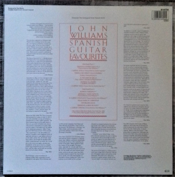 John Williams (7) : Spanish Guitar Favourites (LP, Comp, 25t)
