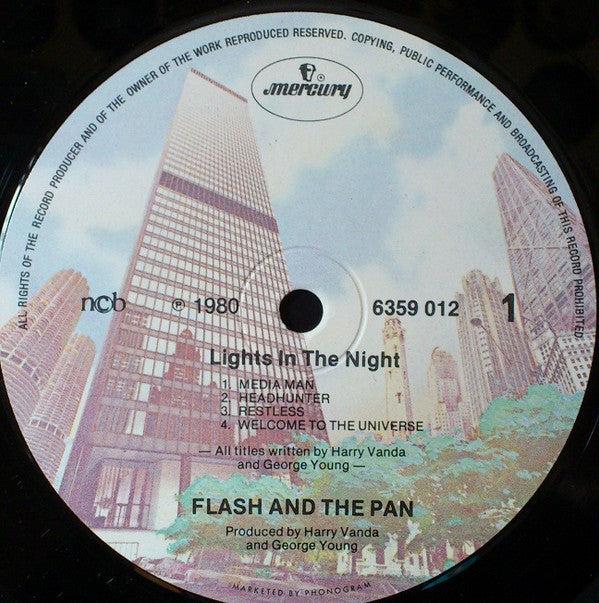 Flash & The Pan : Lights In The Night (LP, Album)