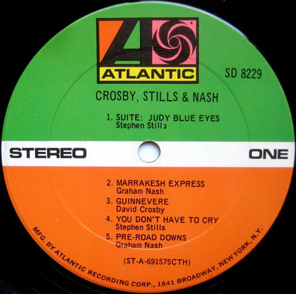 Crosby, Stills & Nash : Crosby, Stills & Nash (LP, Album, CTH)