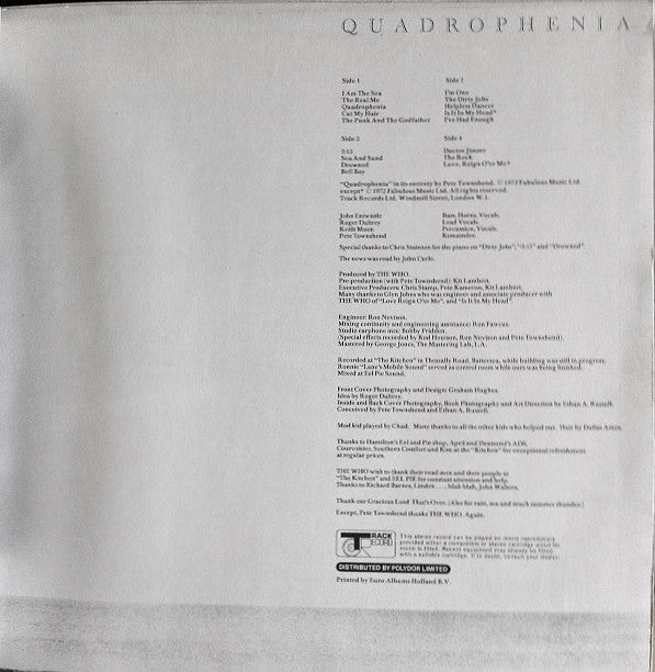 The Who : Quadrophenia (2xLP, Album)