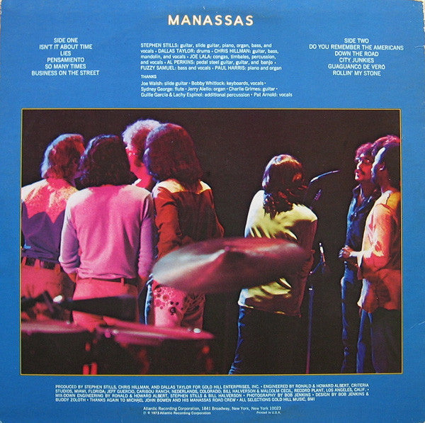 Stephen Stills / Manassas : Down The Road (LP, Album, Pre)