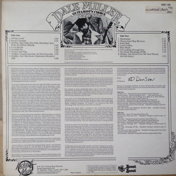 Dale Miller (5) : Guitarist's Choice (LP, Album)