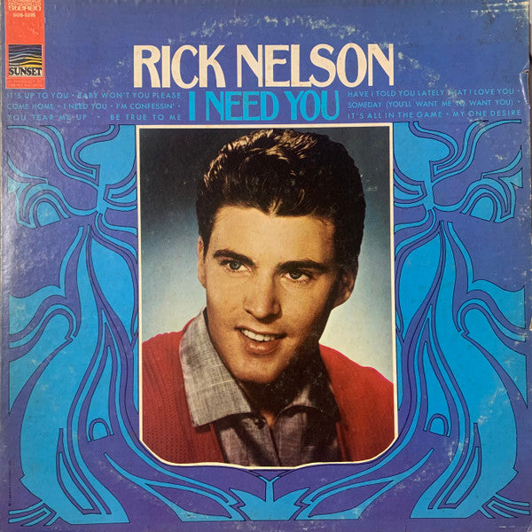 Ricky Nelson (2) : I Need You (LP, Comp)