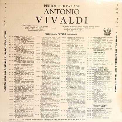 Antonio Vivaldi : The Seasons, Op. 8 (Concerto For Two Trumpets And Orchestra In E Flat Major) (LP, Album, RP)