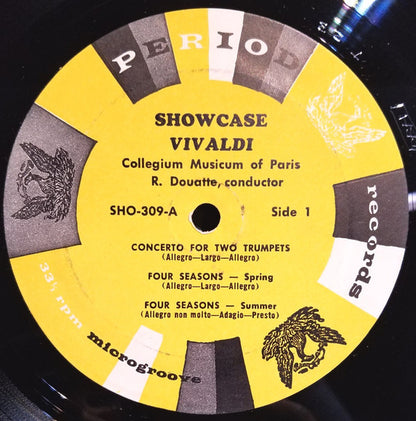 Antonio Vivaldi : The Seasons, Op. 8 (Concerto For Two Trumpets And Orchestra In E Flat Major) (LP, Album, RP)