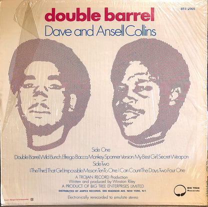 Dave & Ansel Collins : Double Barrel (LP, Album, ARP)
