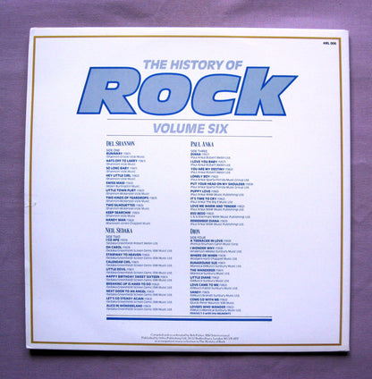 Del Shannon / Neil Sedaka / Paul Anka / Dion (3) : The History Of Rock (Volume Six) (2xLP, Comp, Mono)