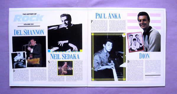 Del Shannon / Neil Sedaka / Paul Anka / Dion (3) : The History Of Rock (Volume Six) (2xLP, Comp, Mono)