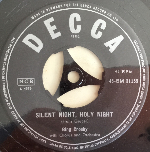 Bing Crosby : White Christmas (7", Single, Dif)
