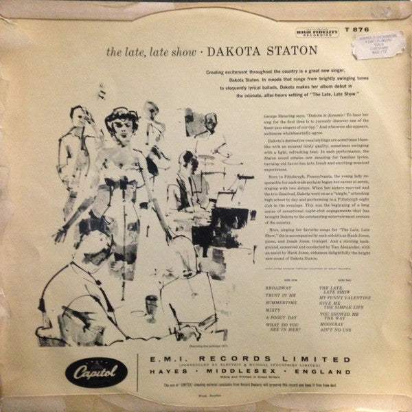 Dakota Staton : The Late, Late Show (LP, RE)