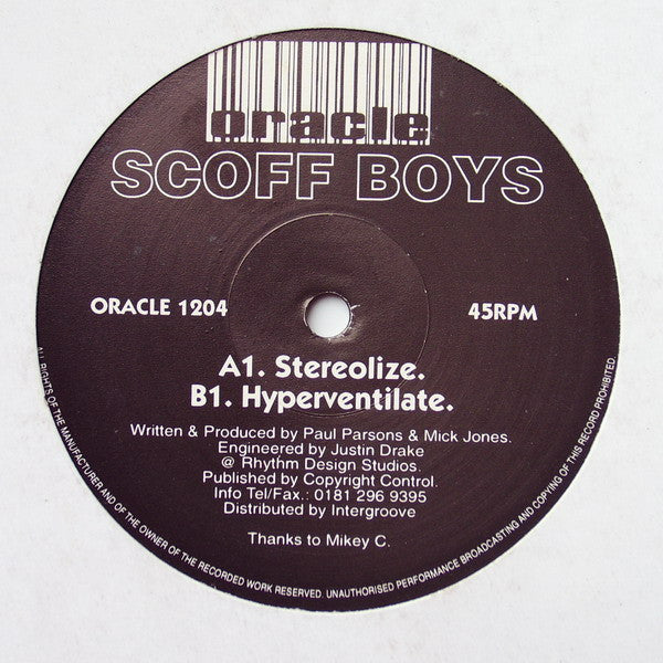 Scoff Boys : Stereolize (12")