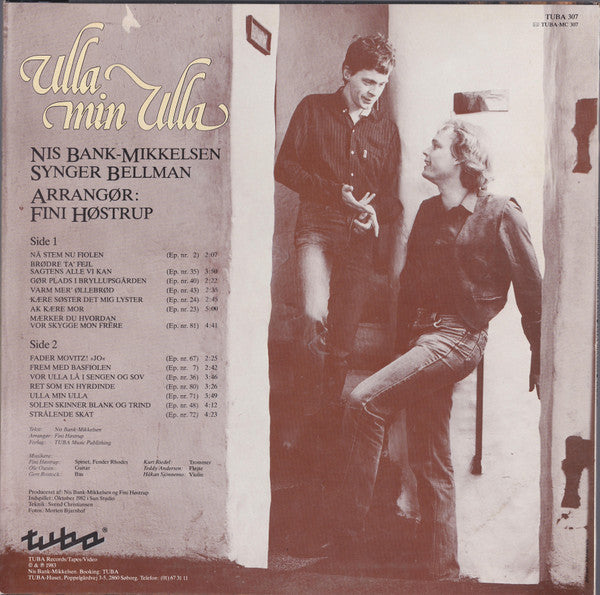 Nis Bank-Mikkelsen Synger Carl Michael Bellman : Ulla Min Ulla (LP, Album)