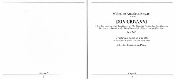 Wolfgang Amadeus Mozart - Sir Colin Davis : Don Giovanni - Dramma Giocoso, KV 527 (3xCD, Album, RE, RM + Box, Sli)