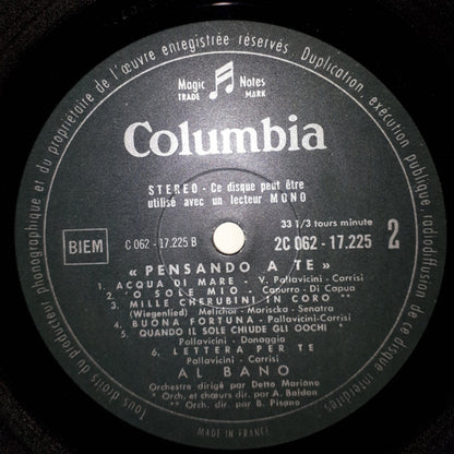 Al Bano Carrisi : Pensando A Te (LP, Album)