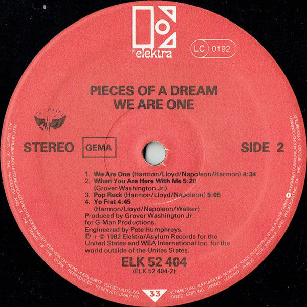 Pieces Of A Dream : We Are One (LP, Album)