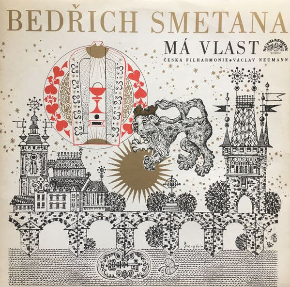 Bedřich Smetana, The Czech Philharmonic Orchestra, Václav Neumann : Má Vlast (2xLP, Album, RP)