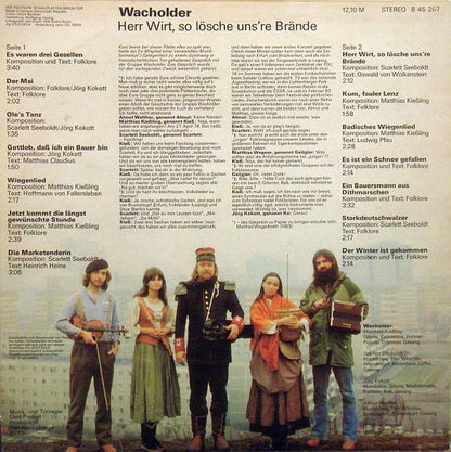 Wacholder : Herr Wirt, So Lösche Uns're Brände (LP, Album)