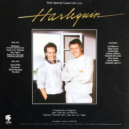 Dave Grusin & Lee Ritenour : Harlequin (LP, Album, DMM)