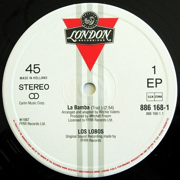 Los Lobos : La Bamba (12")