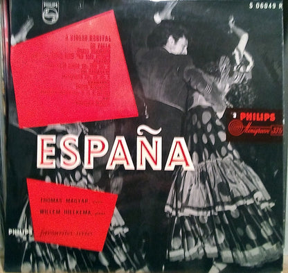 Thomas Magyar, Willem Hielkema : A Violin Recital - Espana (10")