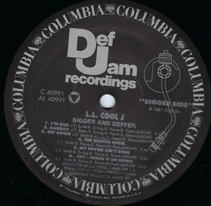 LL Cool J : Bigger And Deffer (Bad) (LP, Album, Cle)