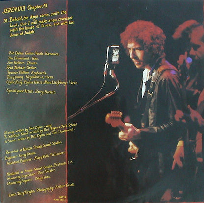 Bob Dylan : Saved (LP, Album, CBS)