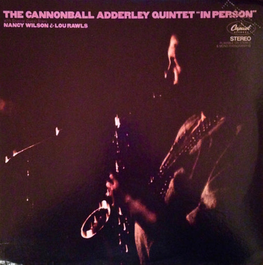 The Cannonball Adderley Quintet : In Person (LP, Album)