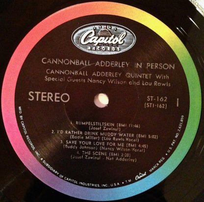 The Cannonball Adderley Quintet : In Person (LP, Album)