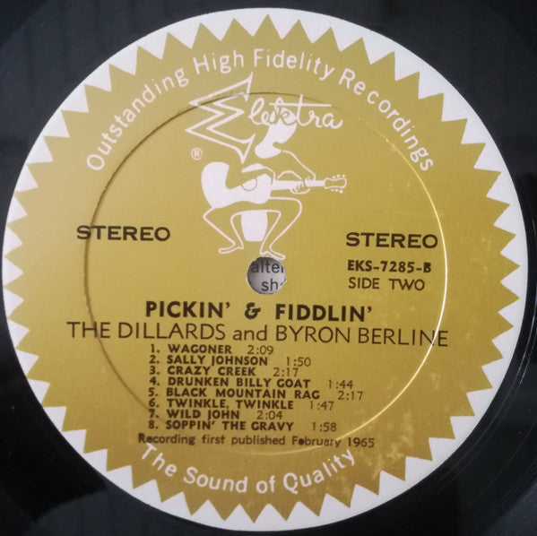 The Dillards With Byron Berline : Pickin' And Fiddlin' (LP, Album)
