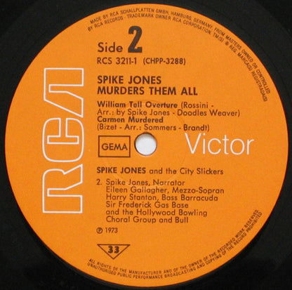 Spike Jones And His City Slickers : Spike Jones Murders Them All (2xLP, Comp, RP)