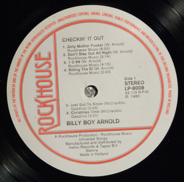 Billy Boy Arnold : Checkin' It Out (LP)