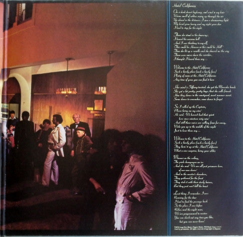 Eagles : Hotel California (LP, Album, TEL)