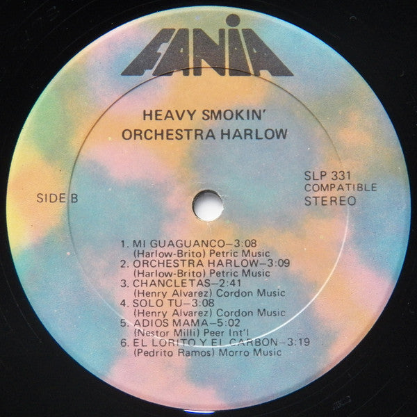 Orchestra Harlow : Heavy Smokin' (LP, Album, RP, Clo)