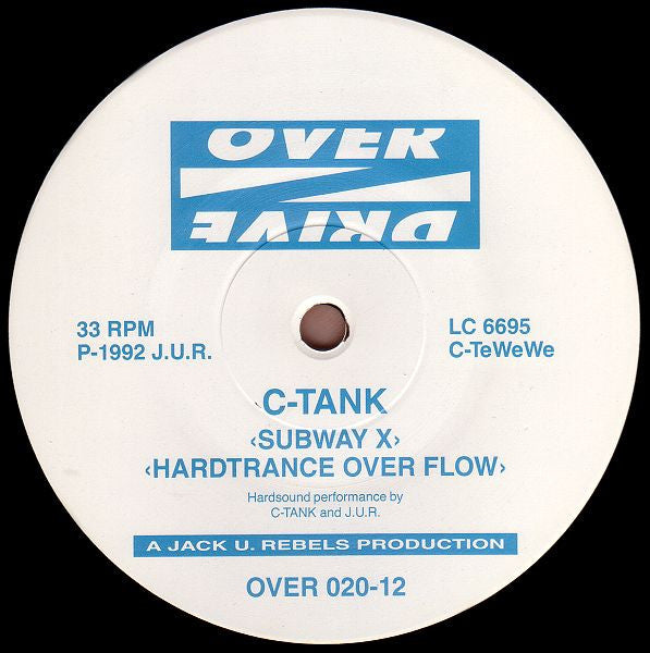 C-Tank : Subway X / Walk On Base (12", Blu)