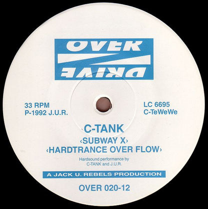 C-Tank : Subway X / Walk On Base (12", Blu)