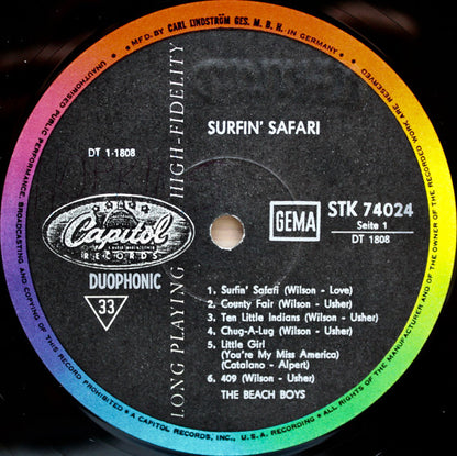 The Beach Boys : Surfin' Safari (LP, Album)