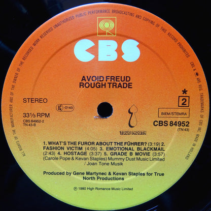 Rough Trade : Avoid Freud (LP, Album)