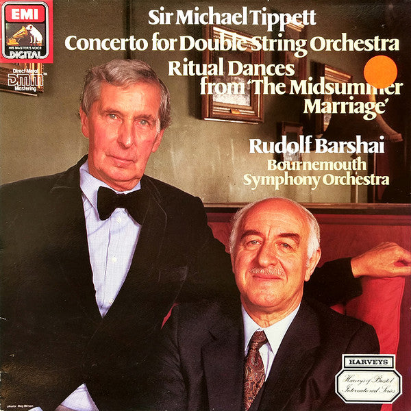 Sir Michael Tippett, Bournemouth Symphony Orchestra, Rudolf Barshai : Concerto For Double String Orchestra /Ritual Dances From "The Midsummer Marriage" (LP)