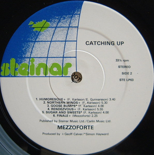 Mezzoforte : Catching Up With Mezzoforte (Early Recordings) (LP, Comp + 12", Single)