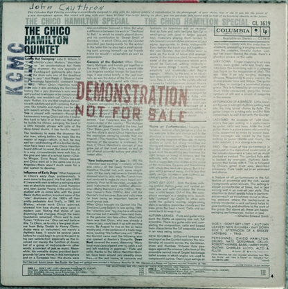 The Chico Hamilton Quintet : The Chico Hamilton Special (LP, Album, Mono, Promo)