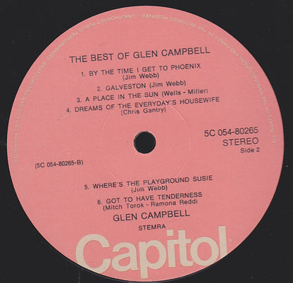 Glen Campbell : The Best Of Glen Campbell (LP, Comp, RE)